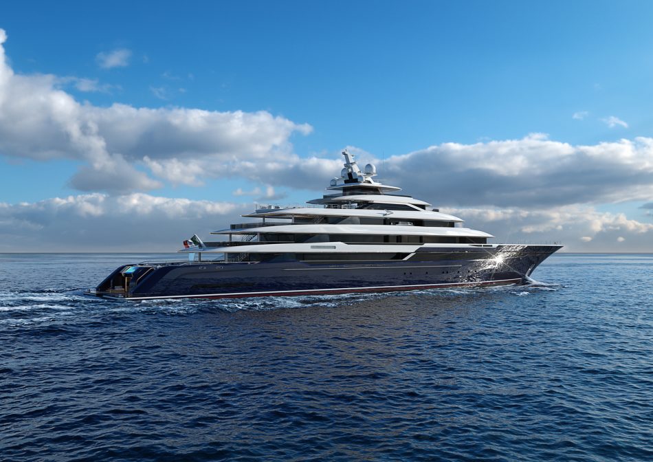 120m superyacht project introduced by Columbus Yachts Yacht Harbour