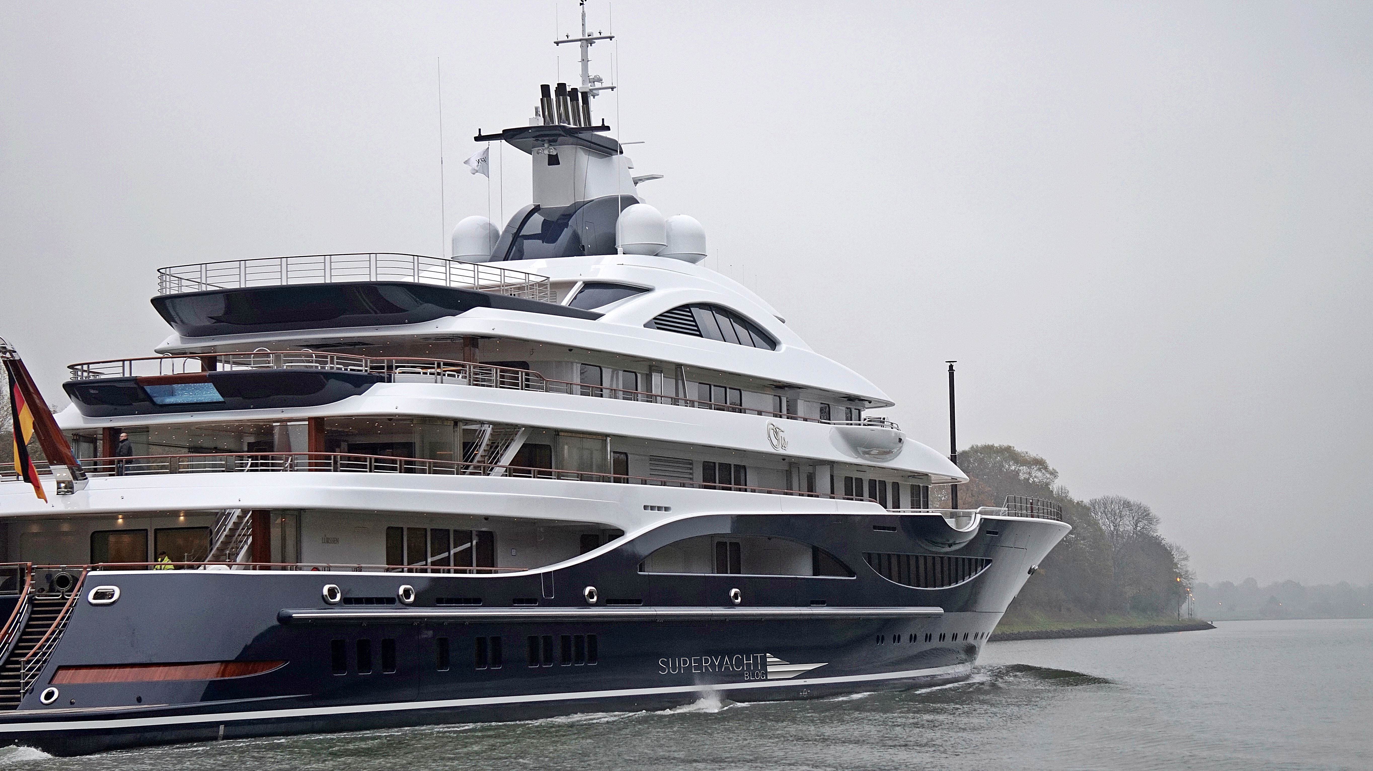 Lürssen delivers 111m superyacht Project TIS Yacht Harbour