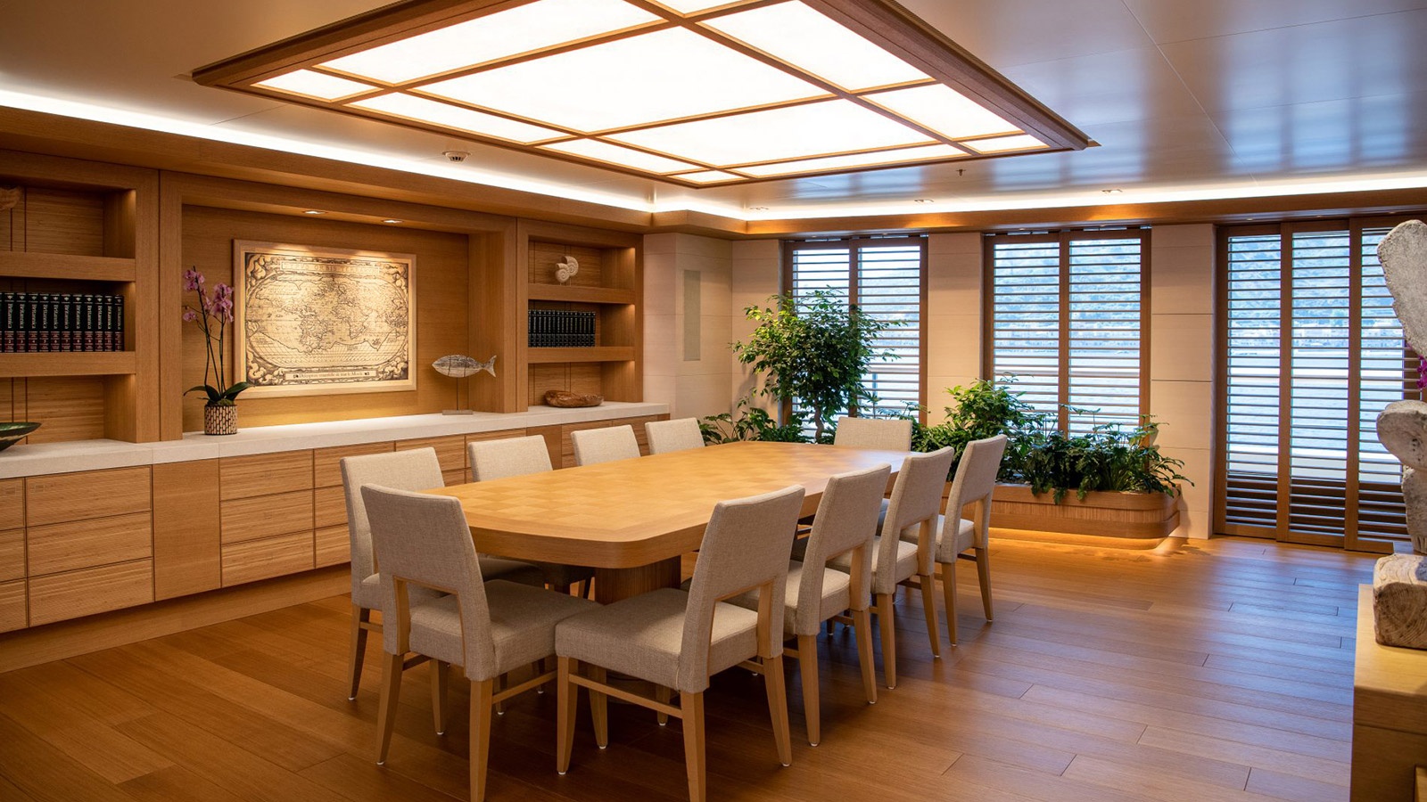 136m Flying Fox inside the world’s 16th largest superyacht Yacht Harbour