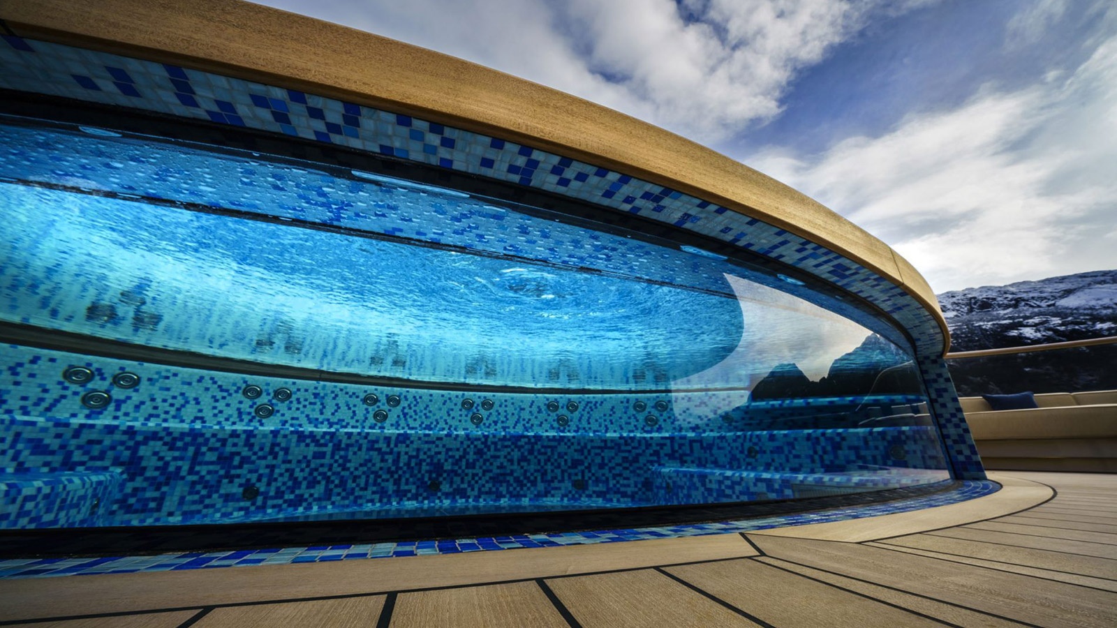 136m Flying Fox inside the world’s 16th largest superyacht Yacht Harbour