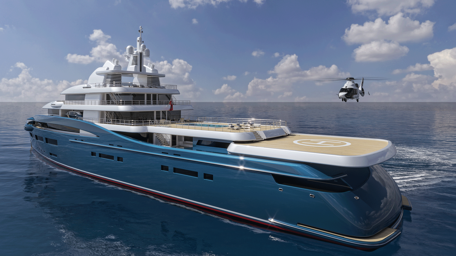 Designs presents 99m Explorer Superyacht Concept Frontier