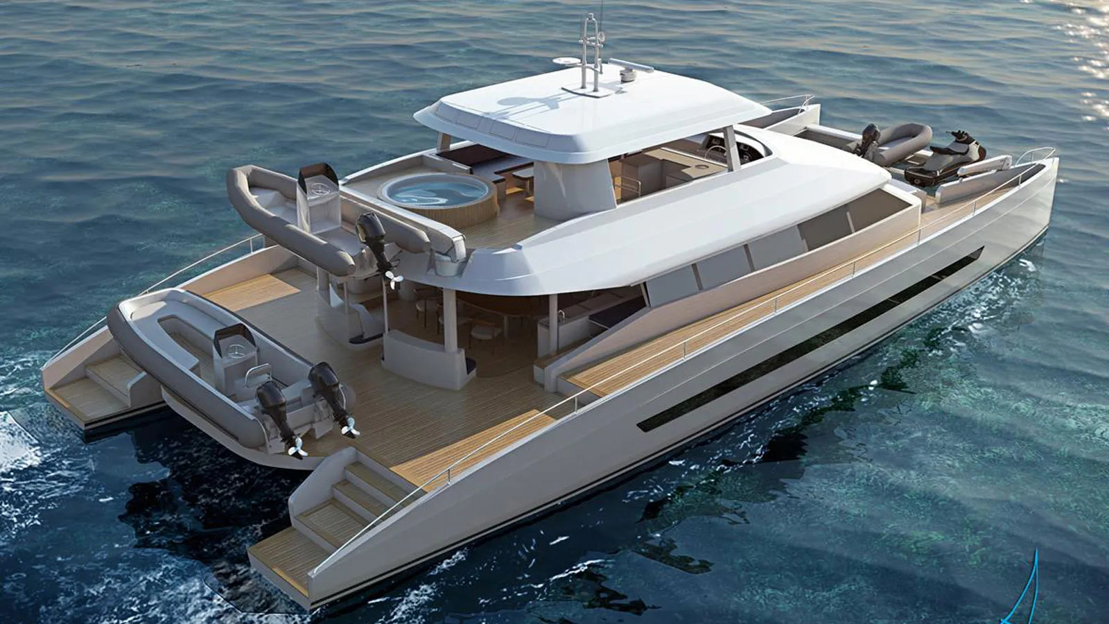 850E Power Catamaran the new model by South Africa’s Two Oceans