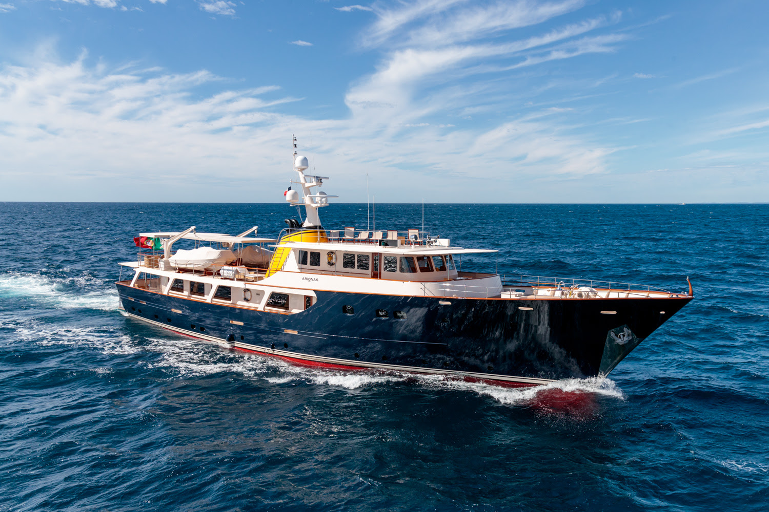 A Classic Gentleman's Yacht The 40m Arionas Is Available For Charter