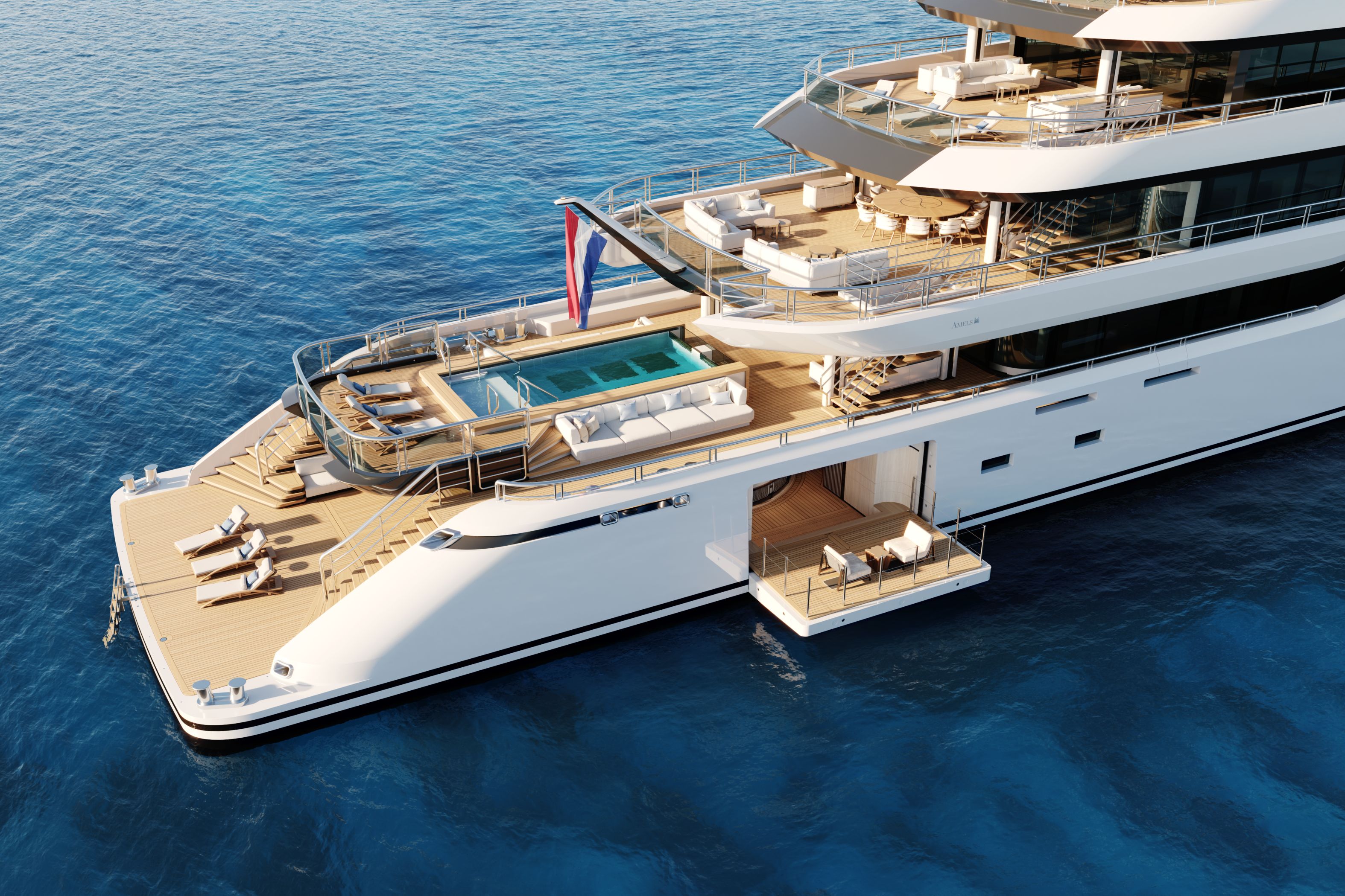 First Amels 80 Passes Major Construction Milestone Yacht Harbour