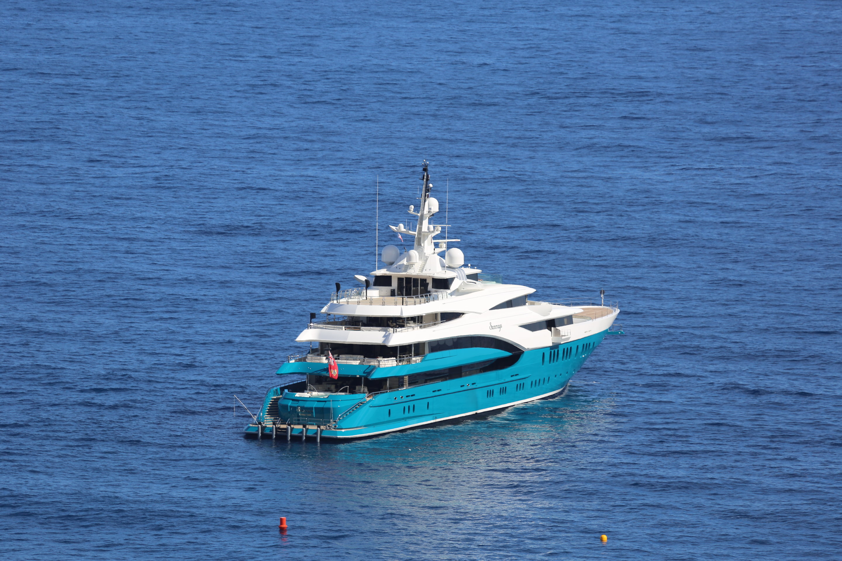 Top 8 photos of yachts at anchor in Monaco Yacht Harbour