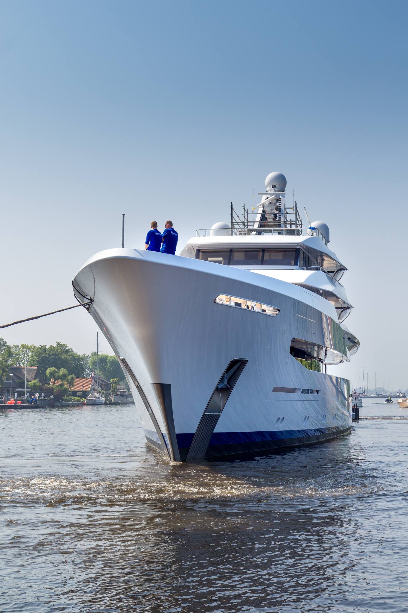 Additional photos of the newly launched 70m Joy Yacht Harbour