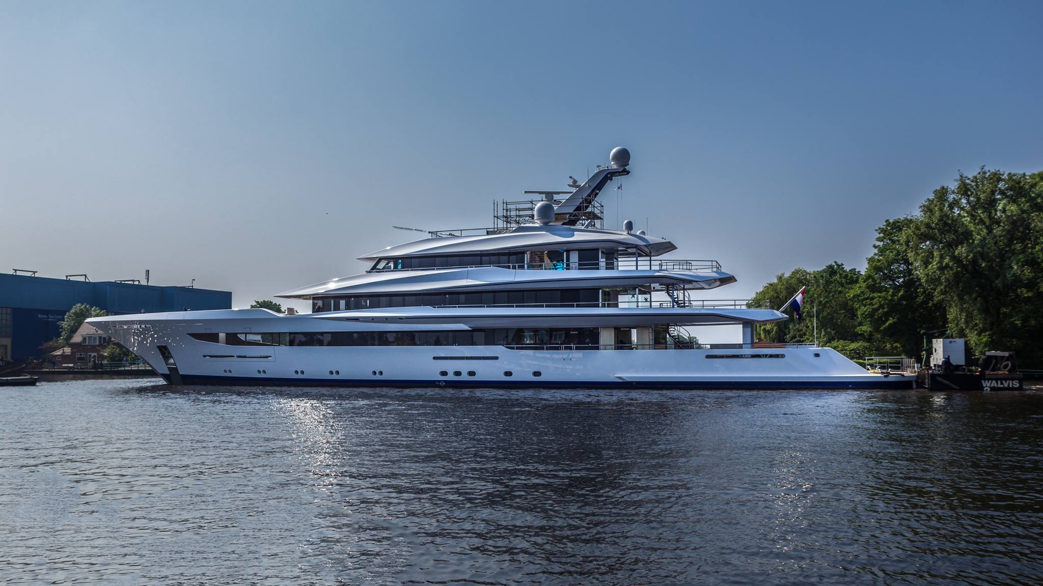 Additional photos of the newly launched 70m Joy Yacht Harbour