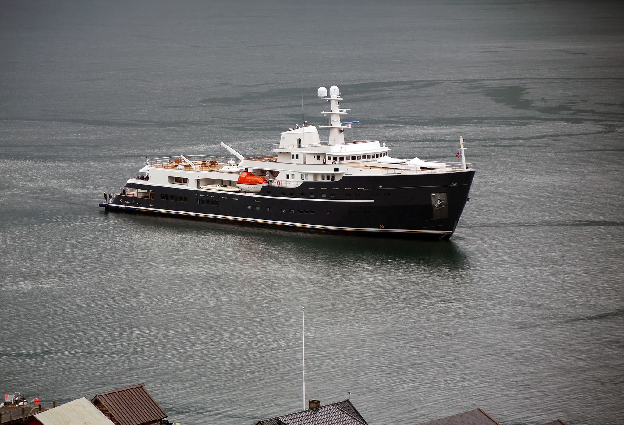 Icebreaking explorer yacht Legend spotted in Norway Yacht Harbour