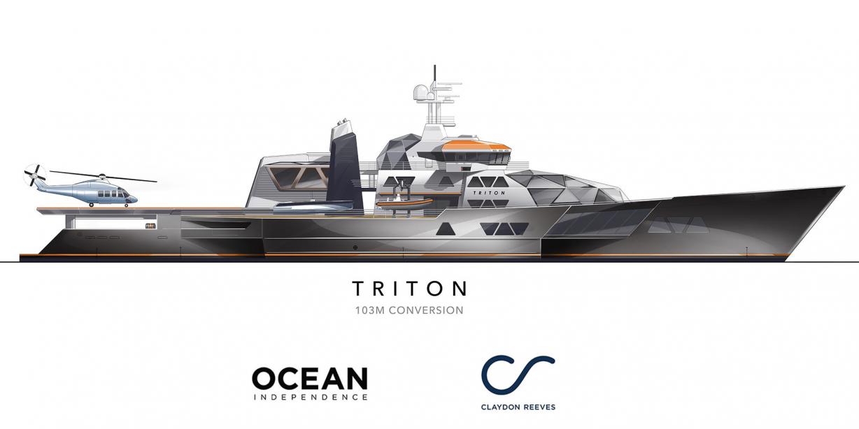 Motor yacht Triton Vosper Thornycroft Yacht Harbour