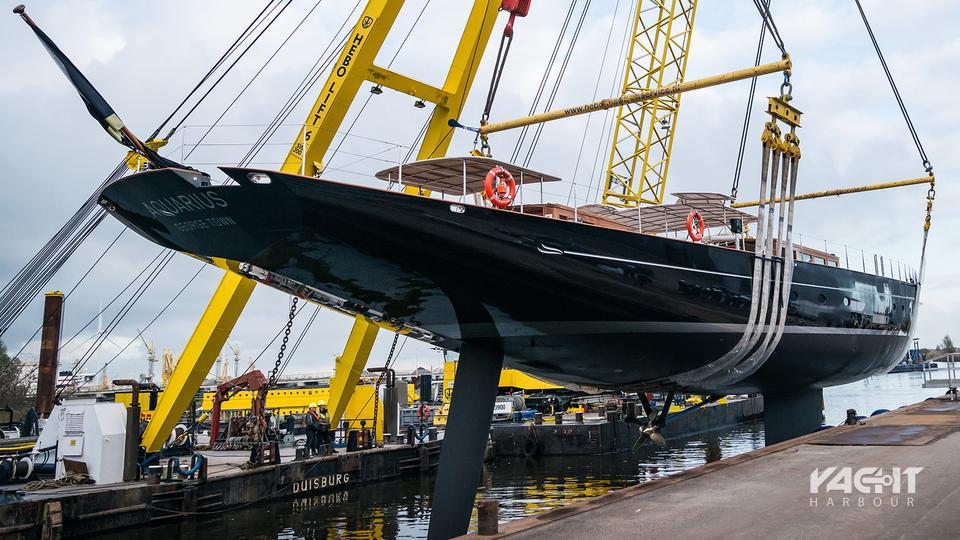 Sailing yacht Aquarius Royal Huisman Yacht Harbour