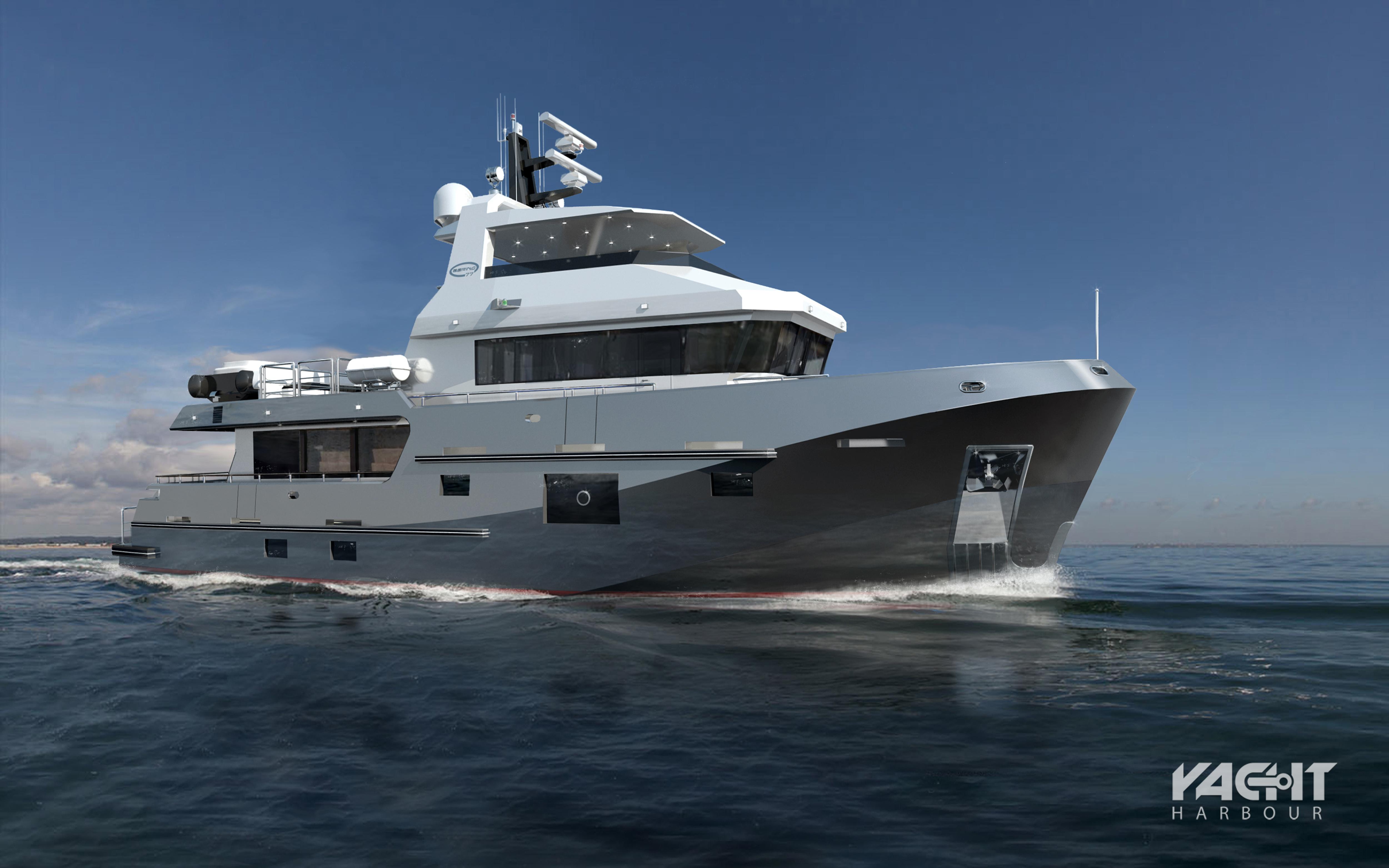 Motor yacht Bering 77 Bering Yachts Yacht Harbour