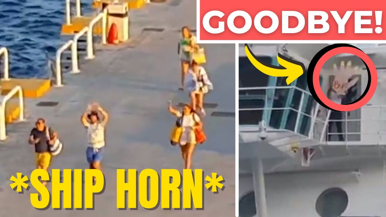 Funniest Pier Runner Drama Angry Passengers Missing Cruise Ships