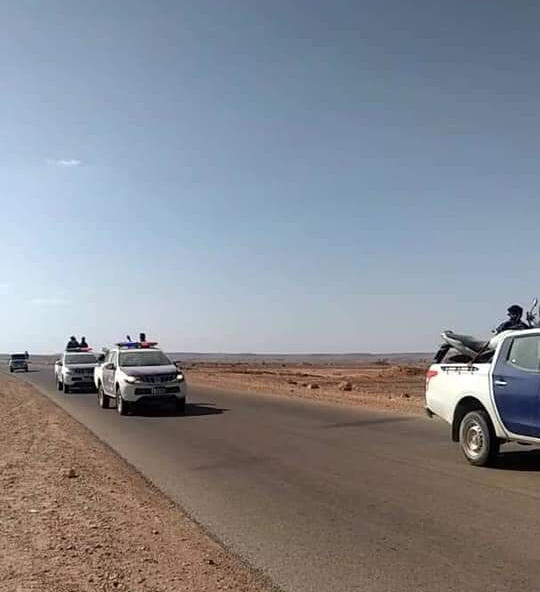 قوة امنية جديدة تعزز ادارة امن مديرية غيل بن يمين بحضرموت