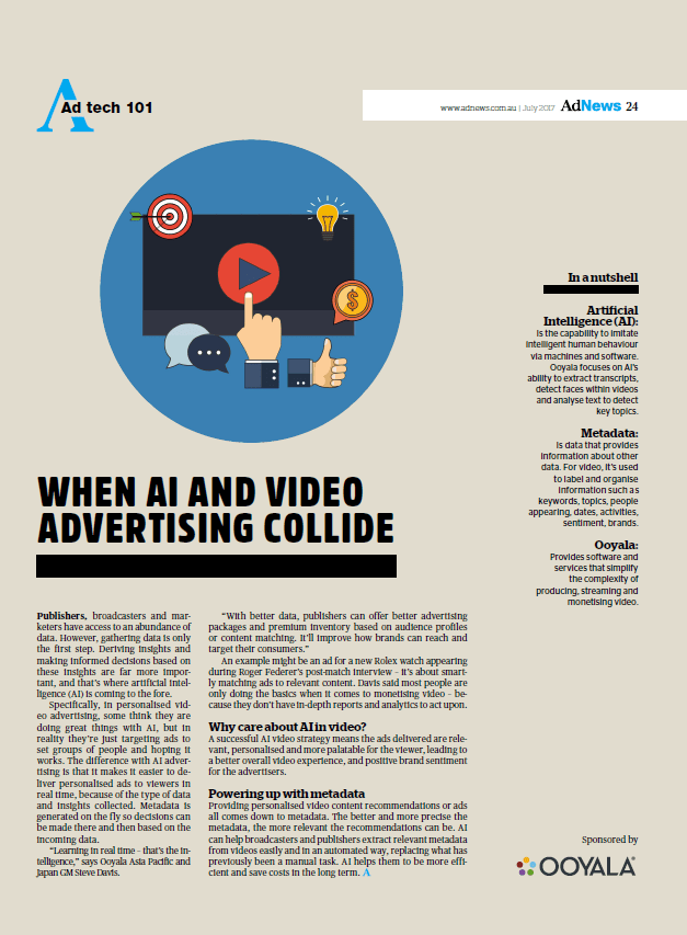Ad Tech 101 When AI and video advertising collide AdNews