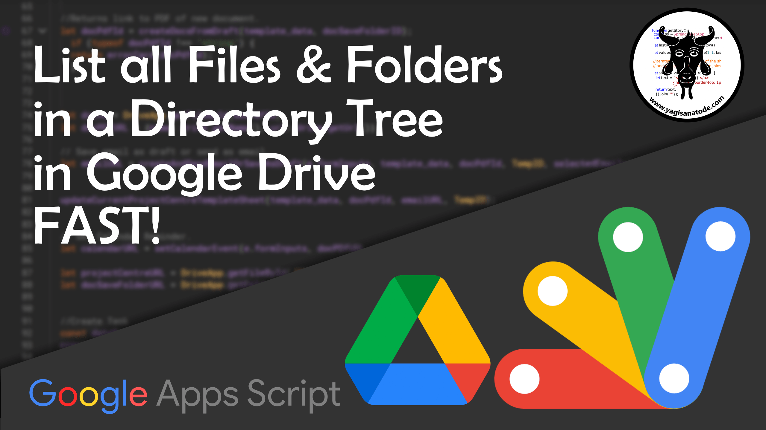 List all files and folders in a selected folder's directory tree in