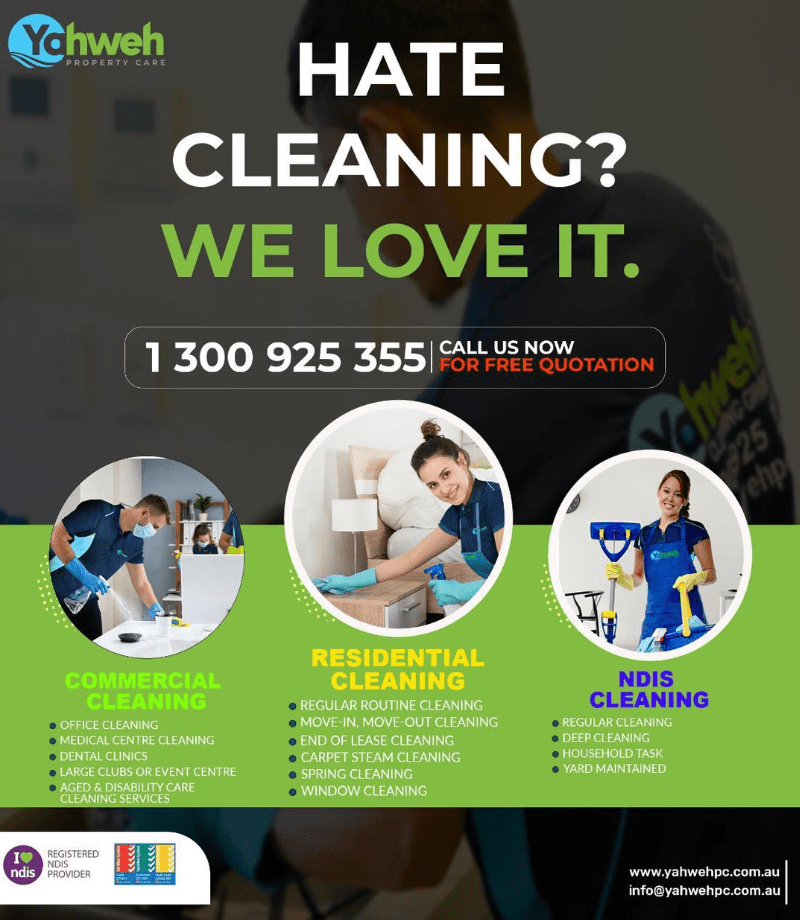 Home And Office Cleaning Yahweh Property Care