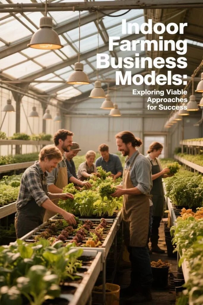Indoor Farming Business Models: Exploring Viable Approaches for Success