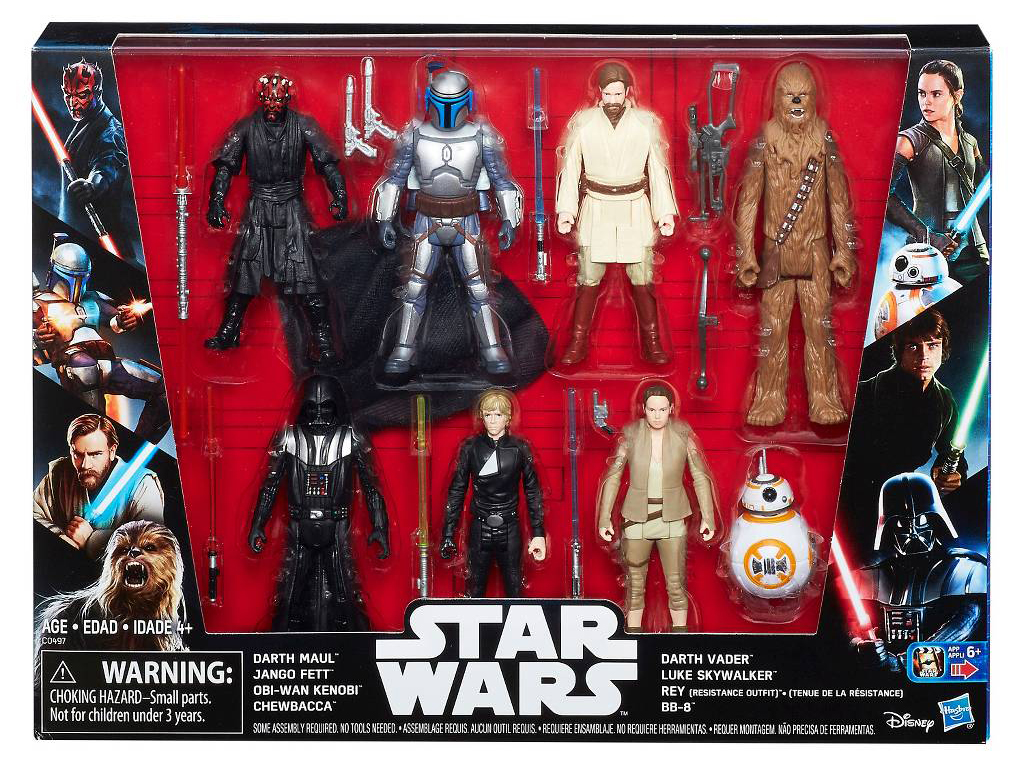 Target Exclusive Star Wars Saga 7 Pack