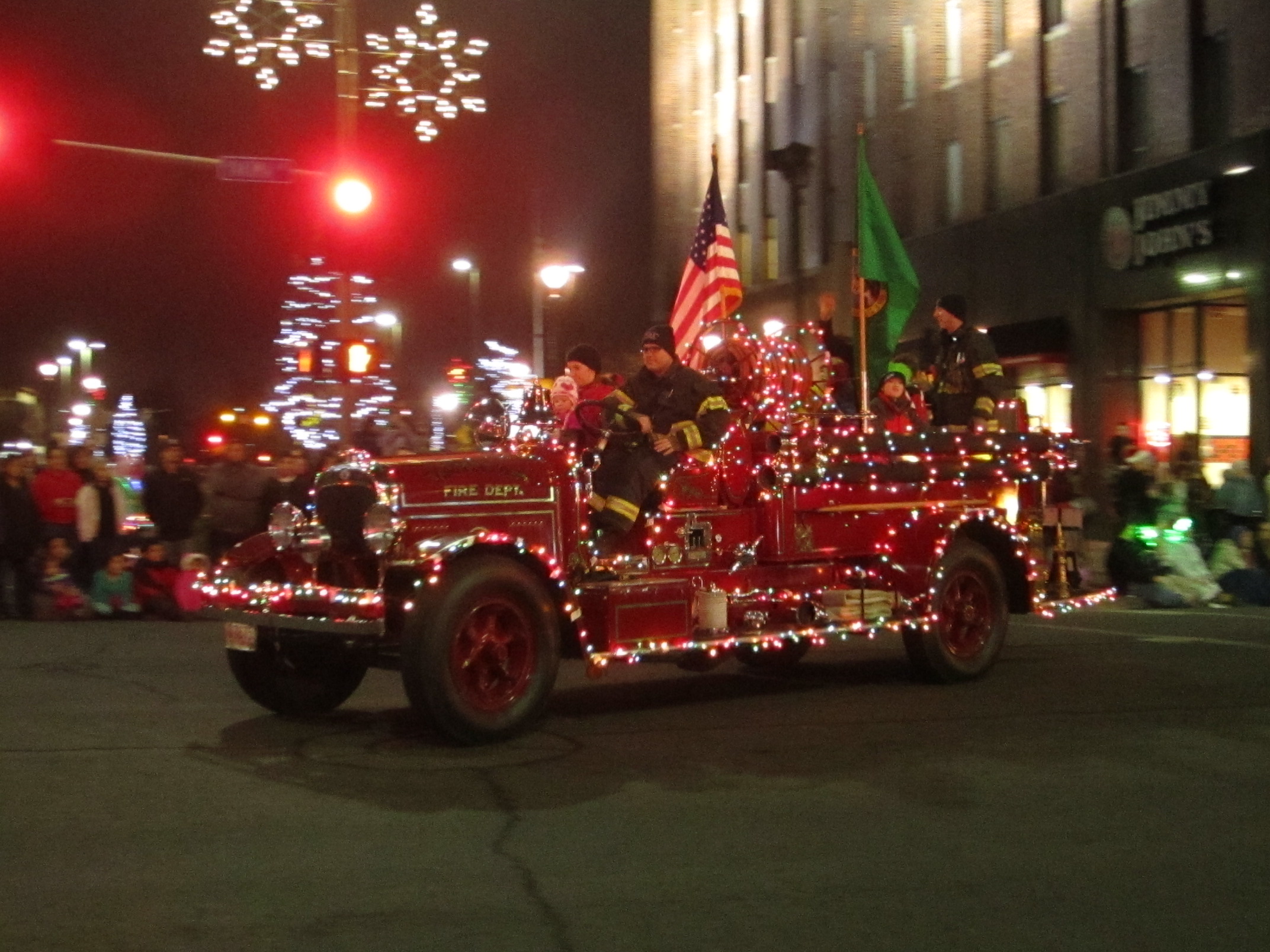 Lighted Parade Appearance Yakima Fire Department