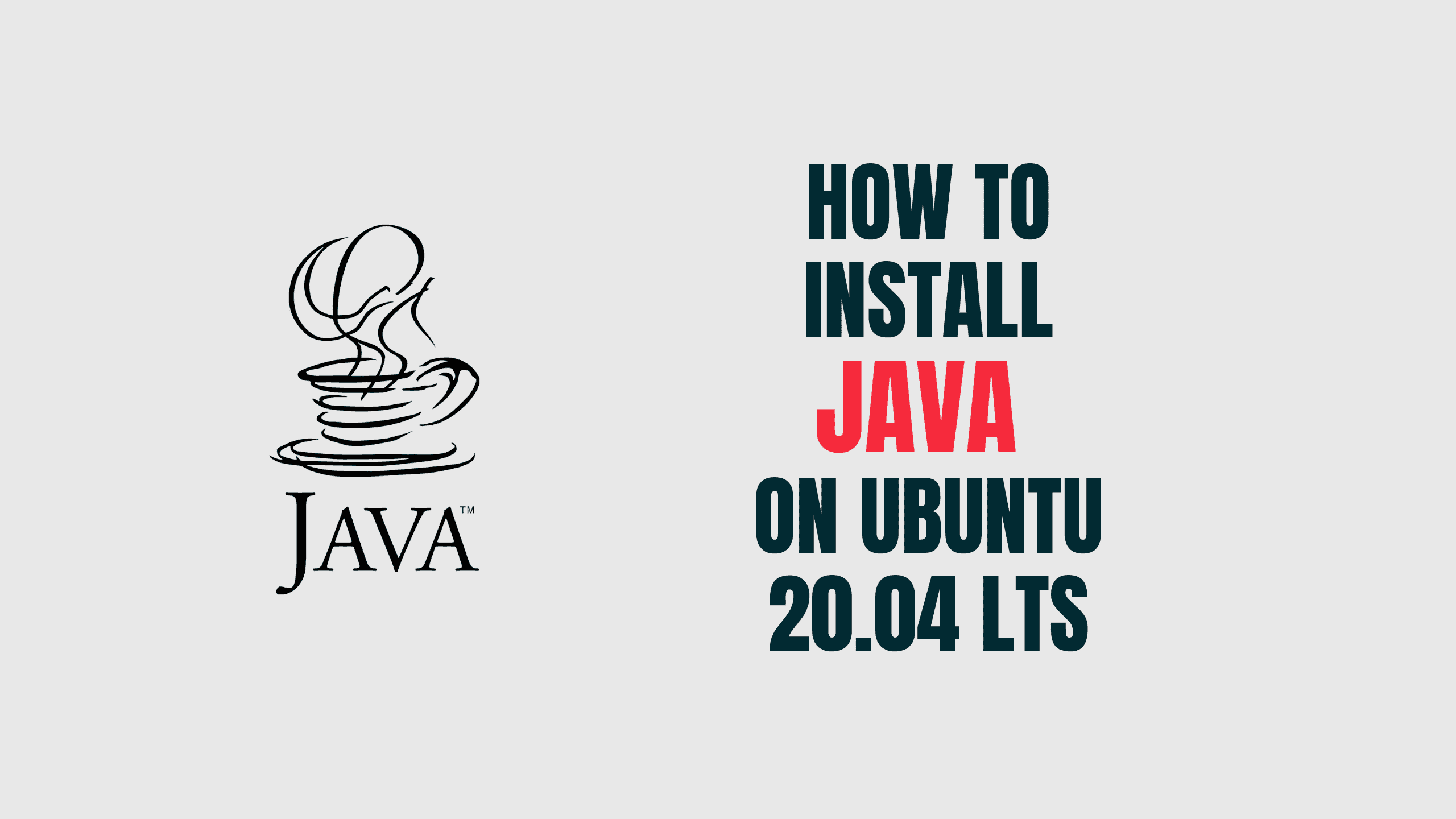 How to Install Java on Ubuntu 20.04 YallaLabs