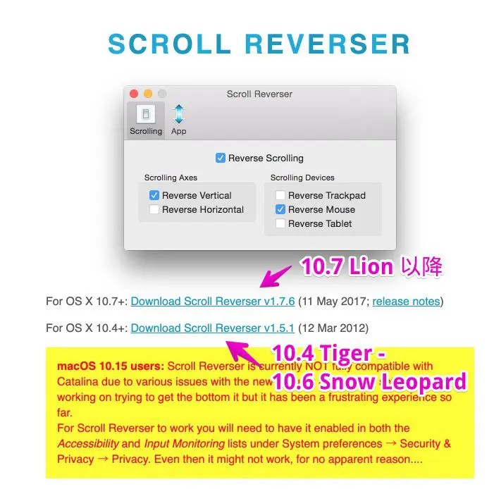 Apple scroll reverser rugross