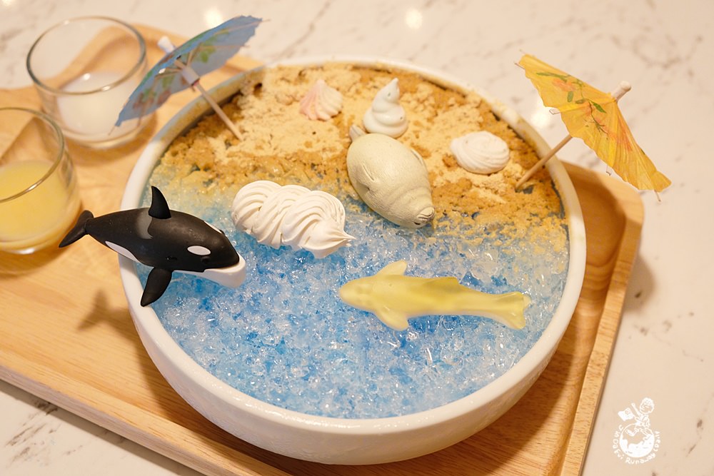 台中冰店︳壹善亭-中華夜市裡的韓式冰品，海洋剉冰超消暑，網美ig打卡熱門