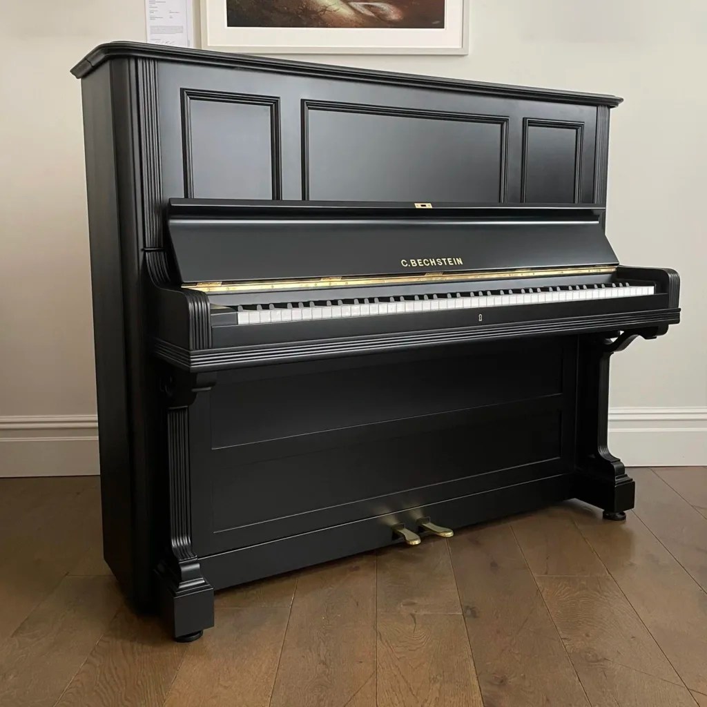 What German brand pianos are upright?