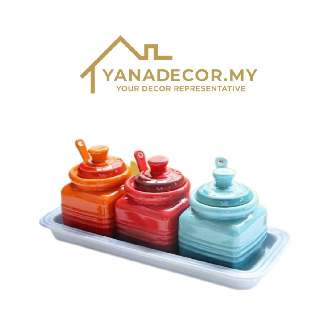 Le Creuset Seasoning Jar Set YANADECOR.MY