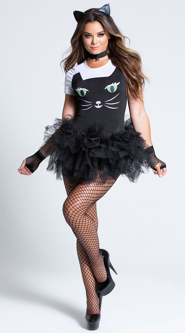 Sassy Kitty Cat Costume, Sexy Sassy Kitty Cat Costume, kitty costume
