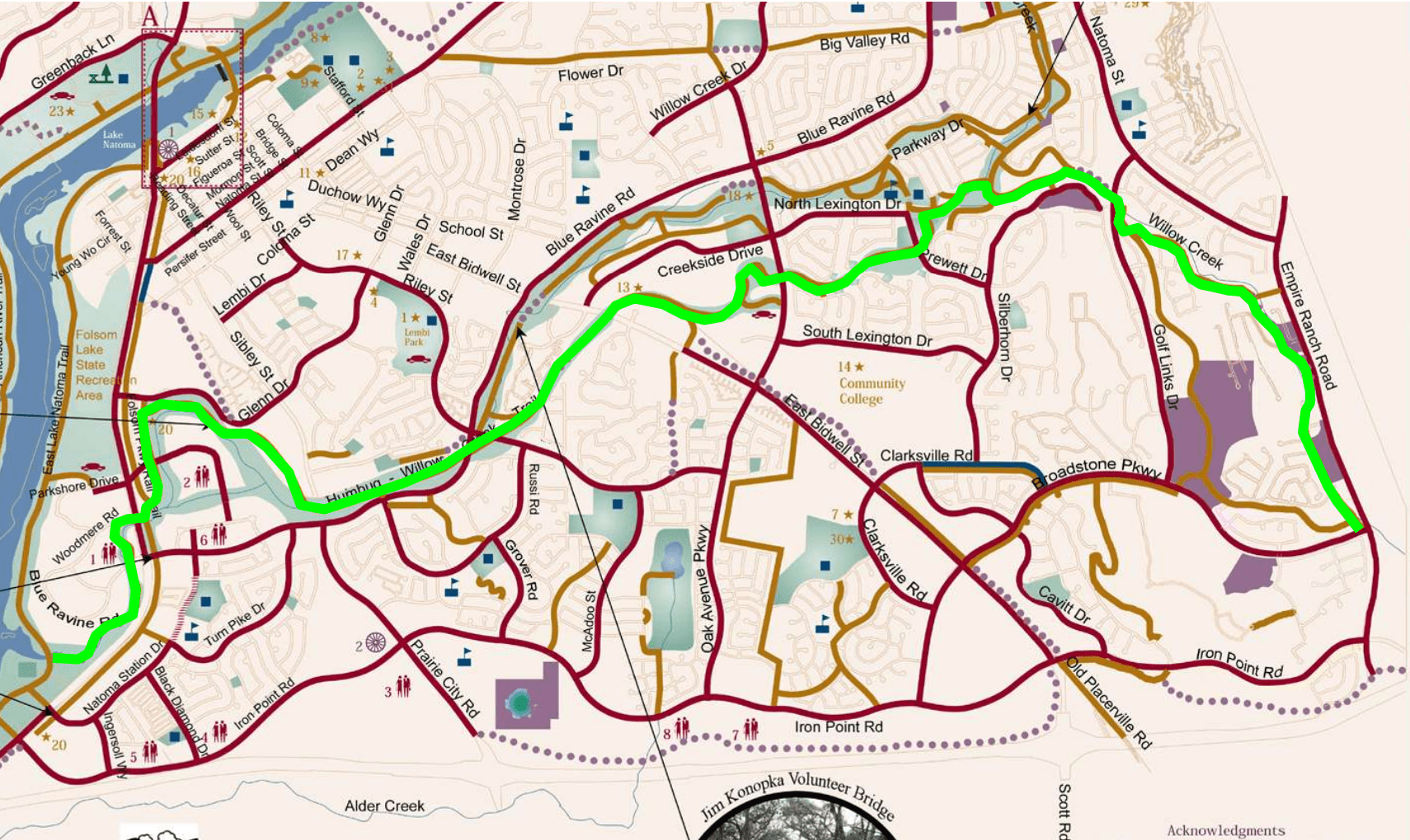 Folsom Biking Trails