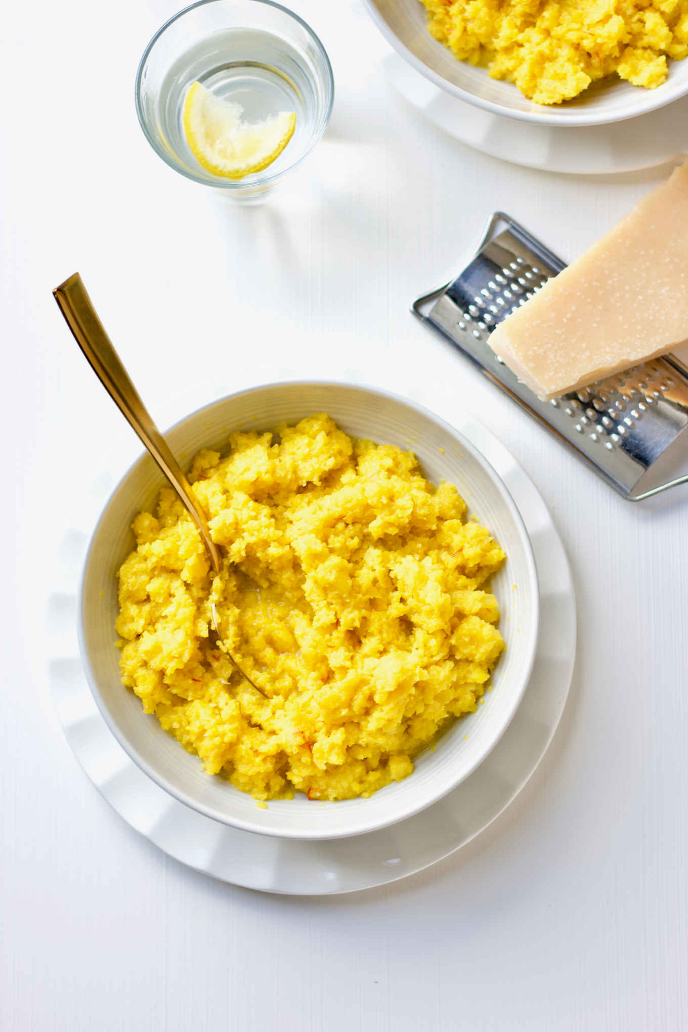 LowCarb Saffron Cauliflower Rice Risotto Yang's Nourishing Kitchen