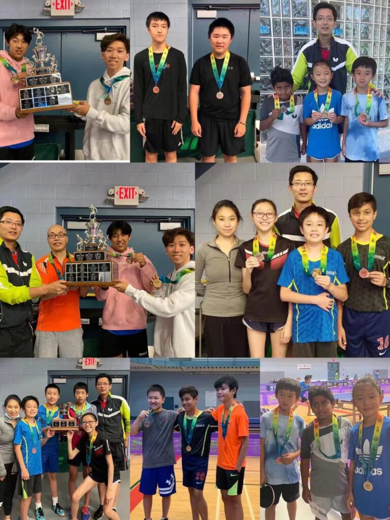 Atlanta International Table Tennis Academy Students won 22 medals at