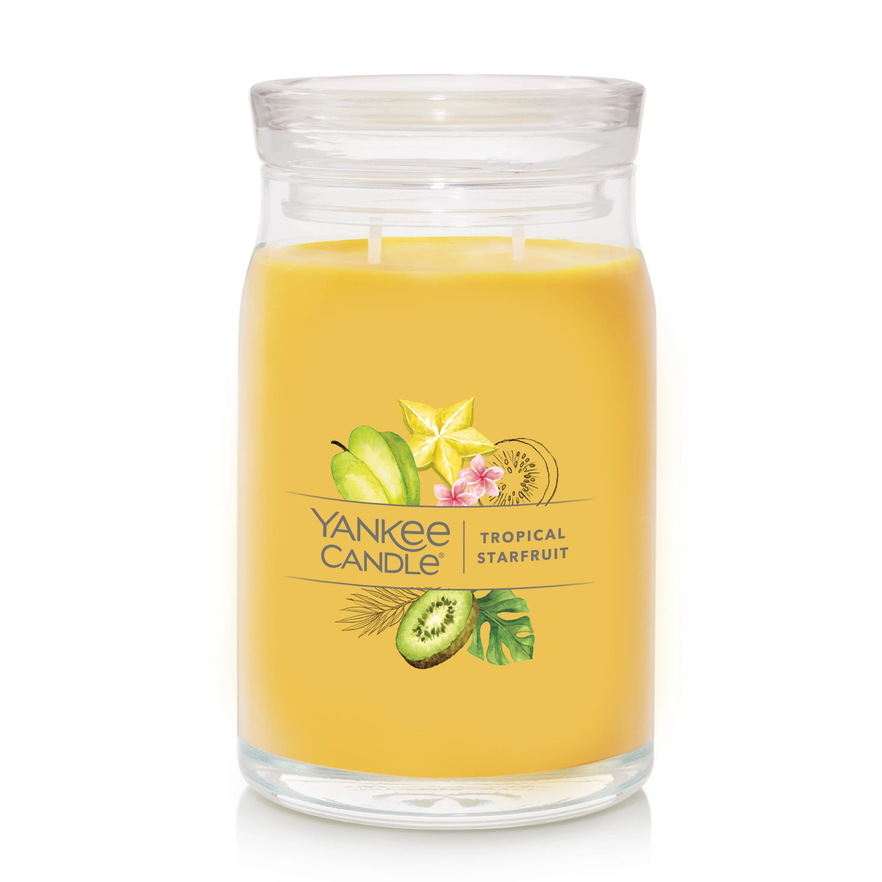 Tropical Starfruit 20 oz. Signature Large Jar Candle Signature Large