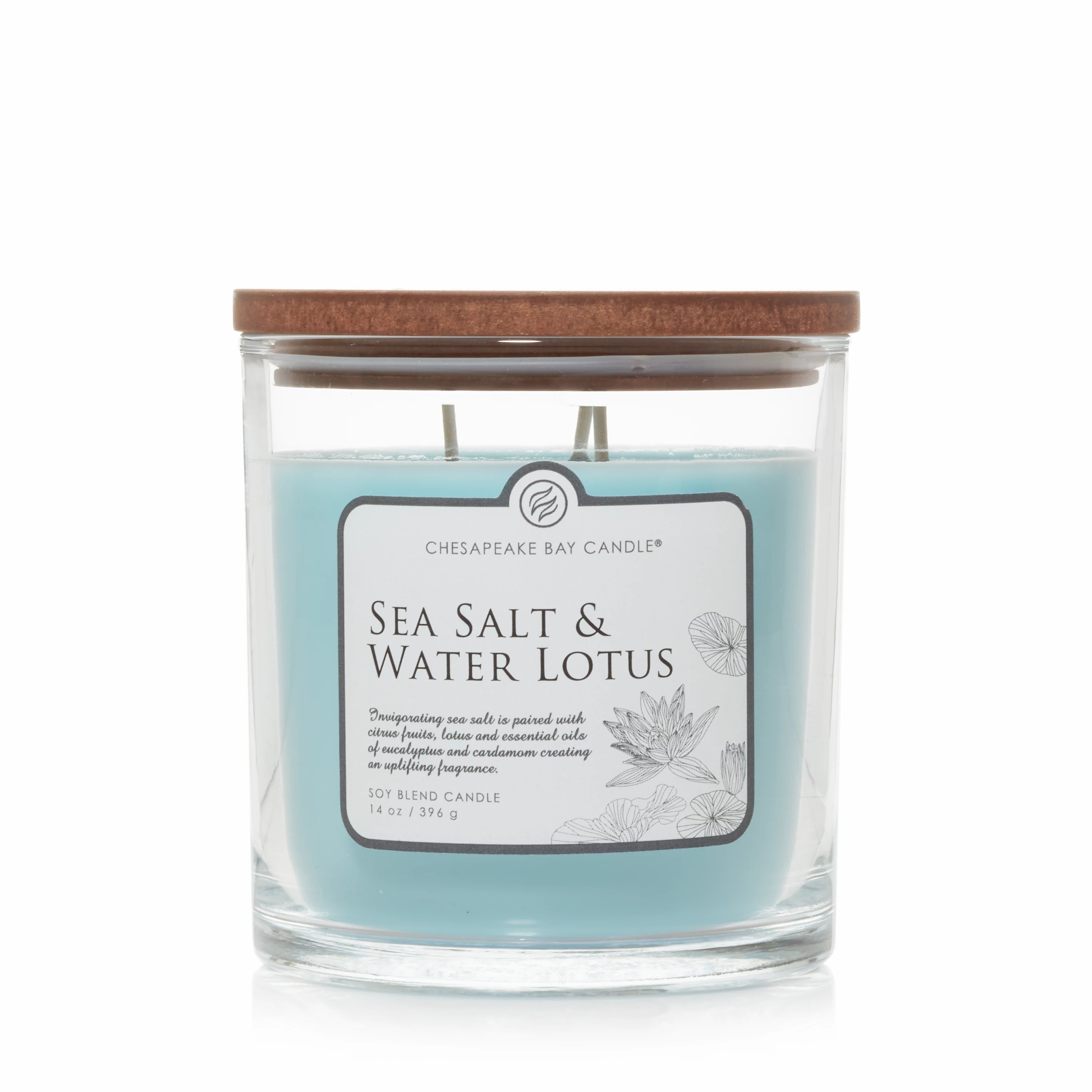 Sea Salt & Water Lotus Chesapeake Bay Candle® Botany Collection 3Wick