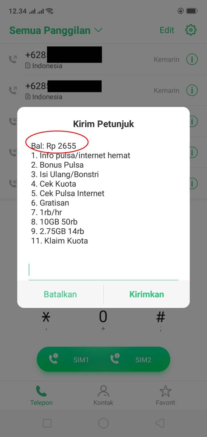 Cara Cek Sisa Pulsa Kartu 3, Masa Aktif, dan Cek Nomor 3 Sendiri