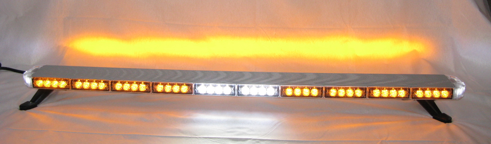 amber LED light bar flashing