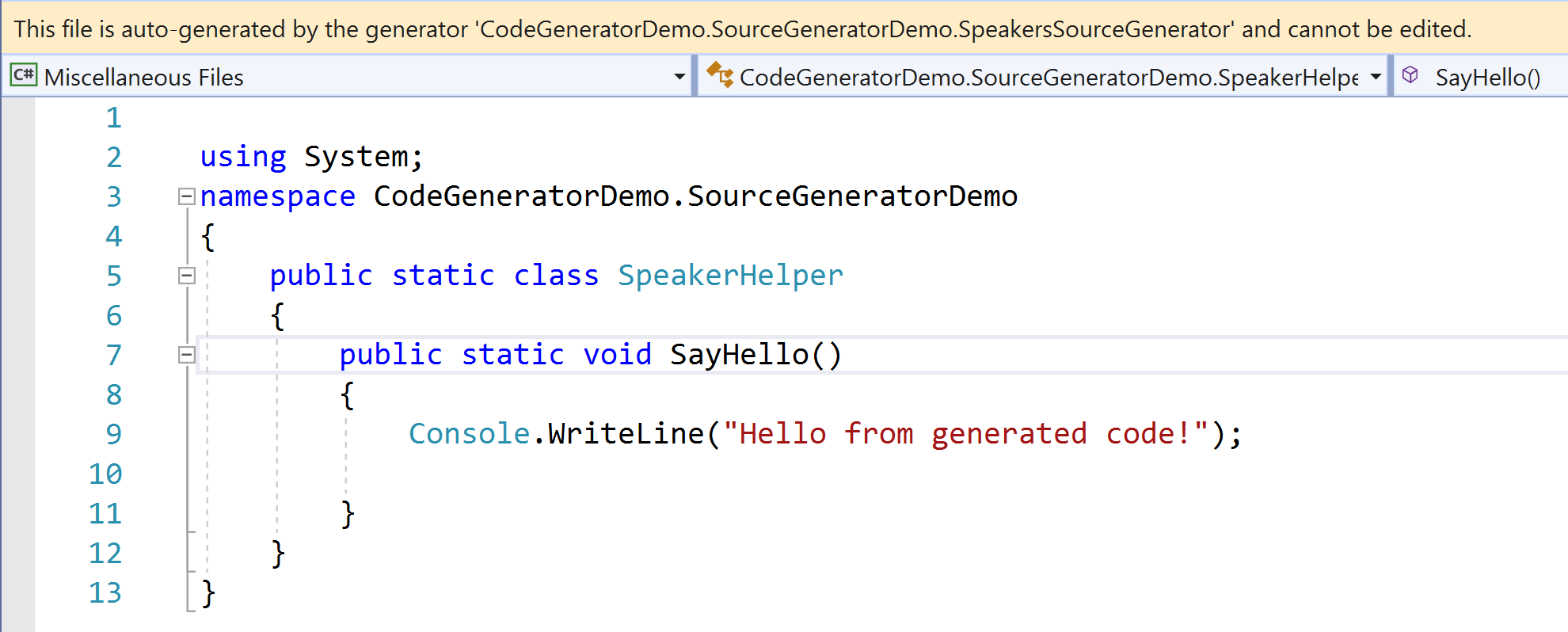 Four ways to generate code in C Including Source Generators in
