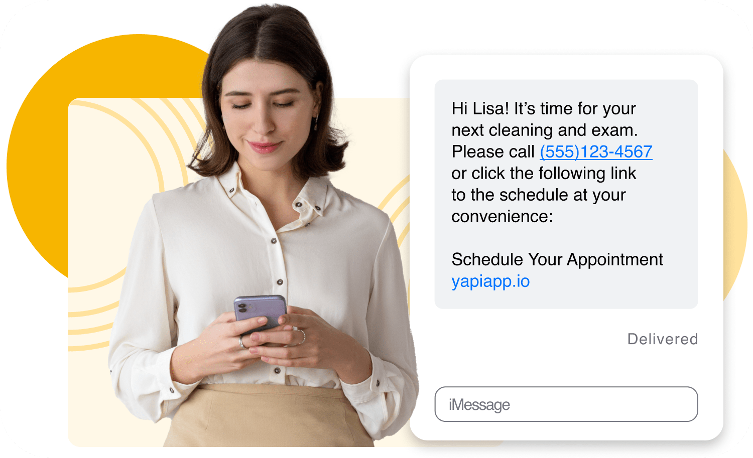 Automated Dental Appointment Reminders Using Yapi