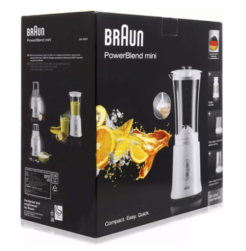Braun Jug Blender, White, Jm 3033