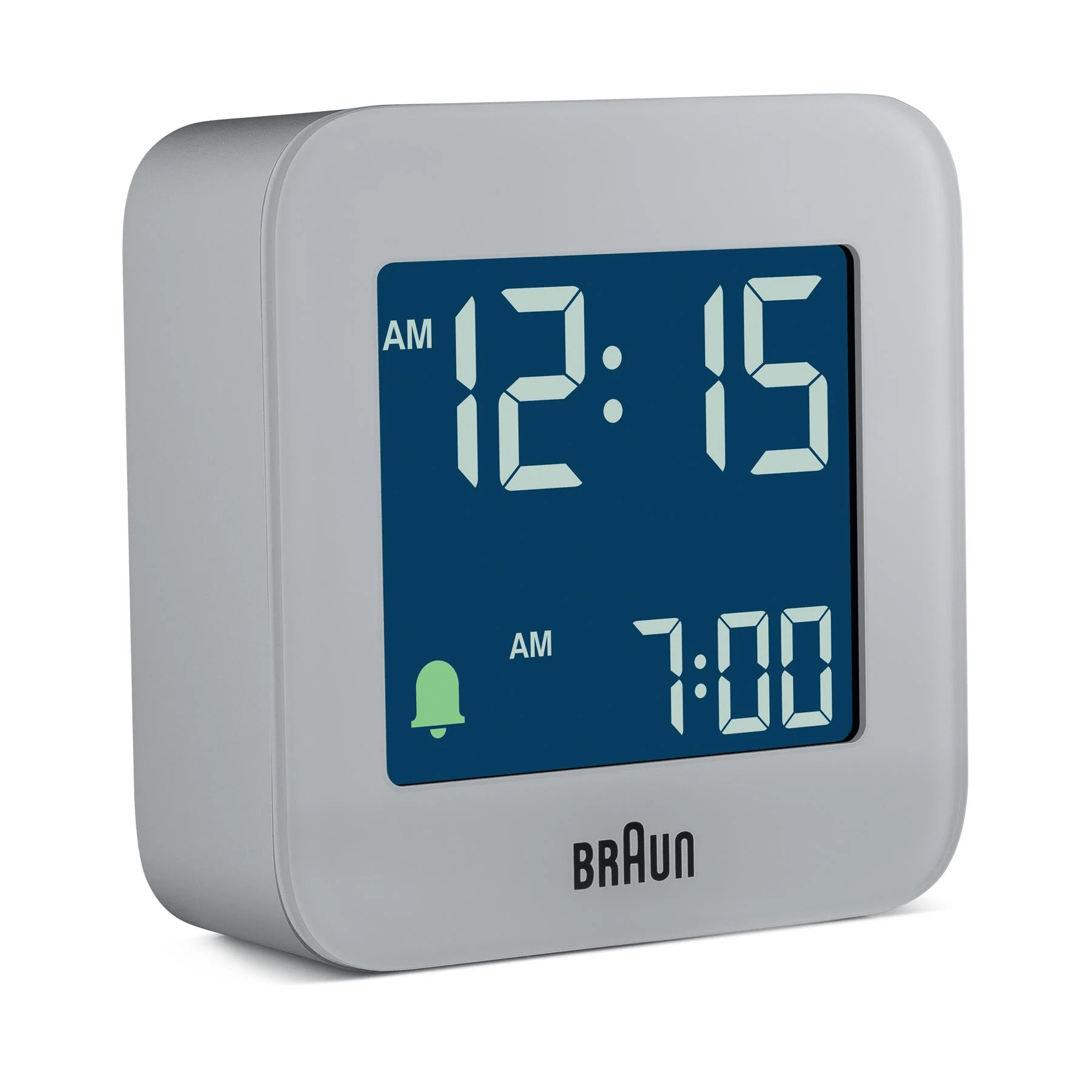 Braun BC08 Digital Travel Alarm Clock Grey Yaquby Stores One