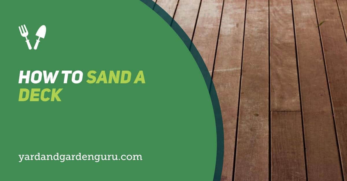 How To Sand a Deck