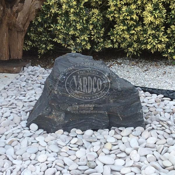 Black Jasper Boulder • Imported