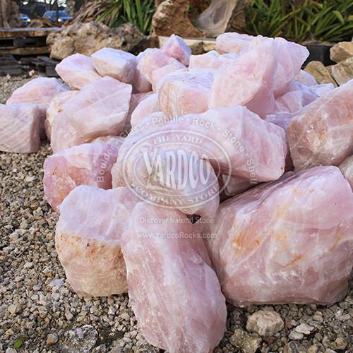 Rose Quartz Boulder & Chunk • Imported