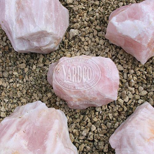 Rose Quartz Boulder & Chunk • Imported
