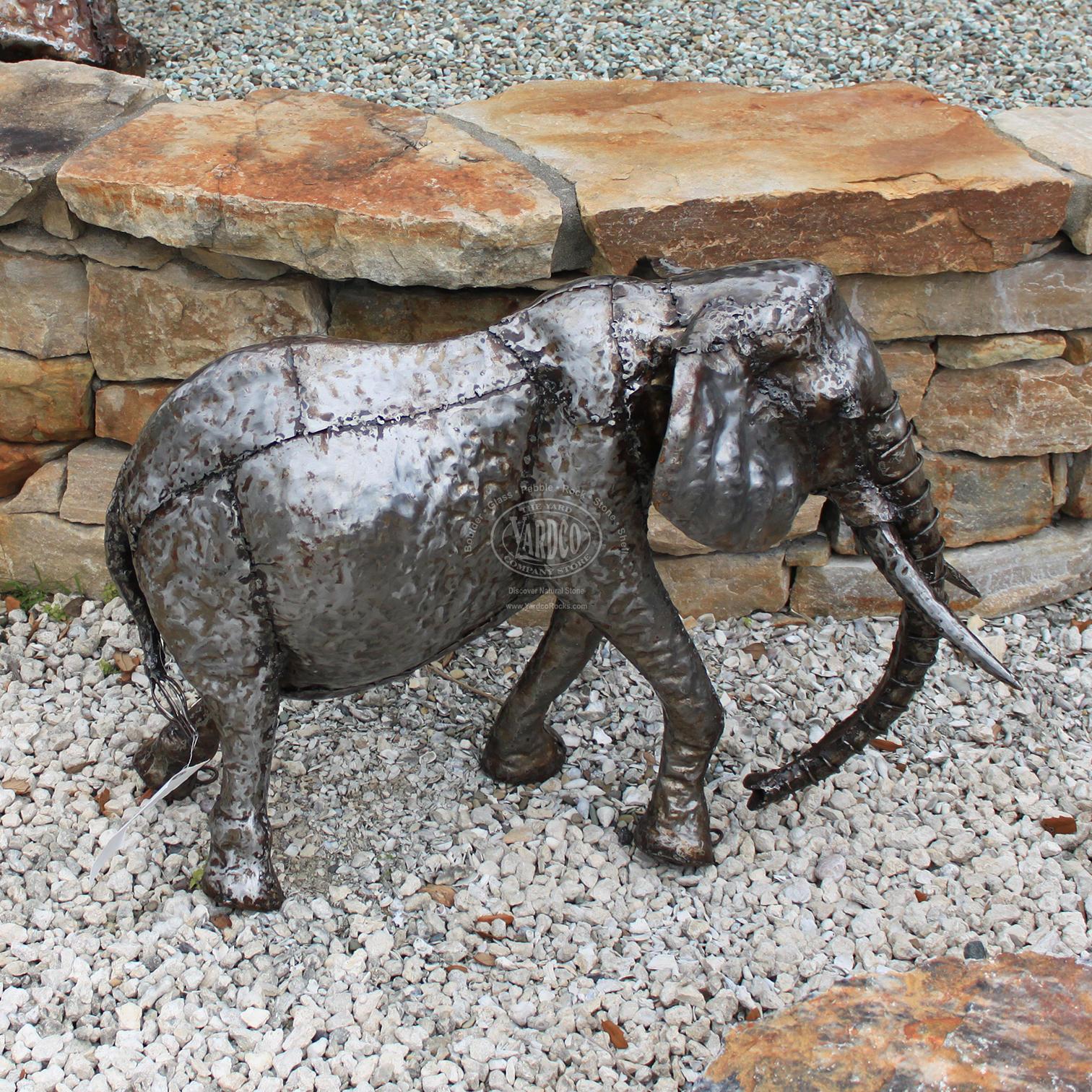 Steel Sculpture “Elephant” • Imported