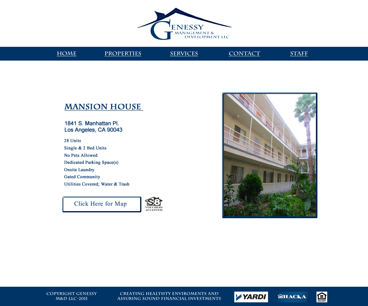 Genessy Mgmt & Dev Mansion House