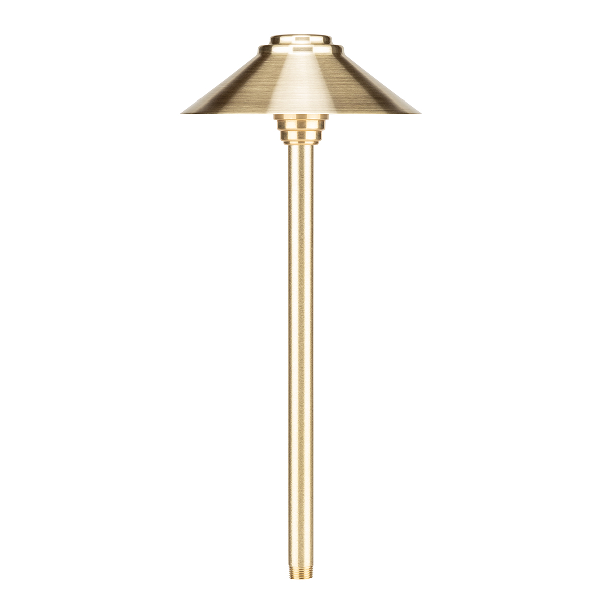 2129BSN Brass Path and Area Light by Vista Lighting YardIllumination