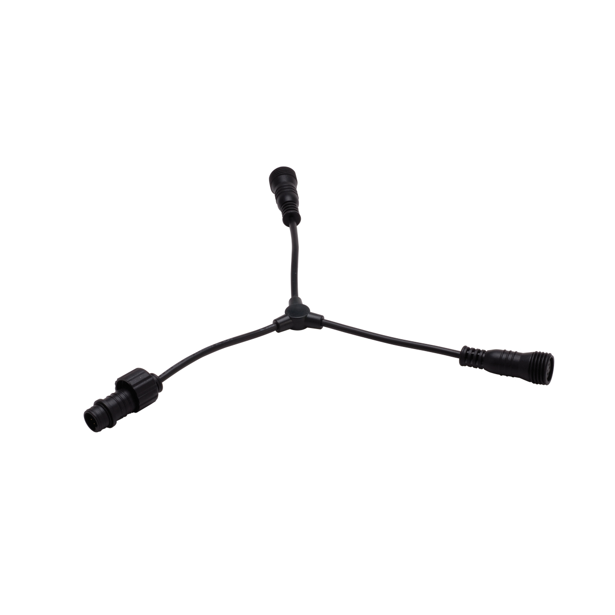 8002BK 12v Outdoor Landscape Tape Lighting Accessories 3 Way "Y