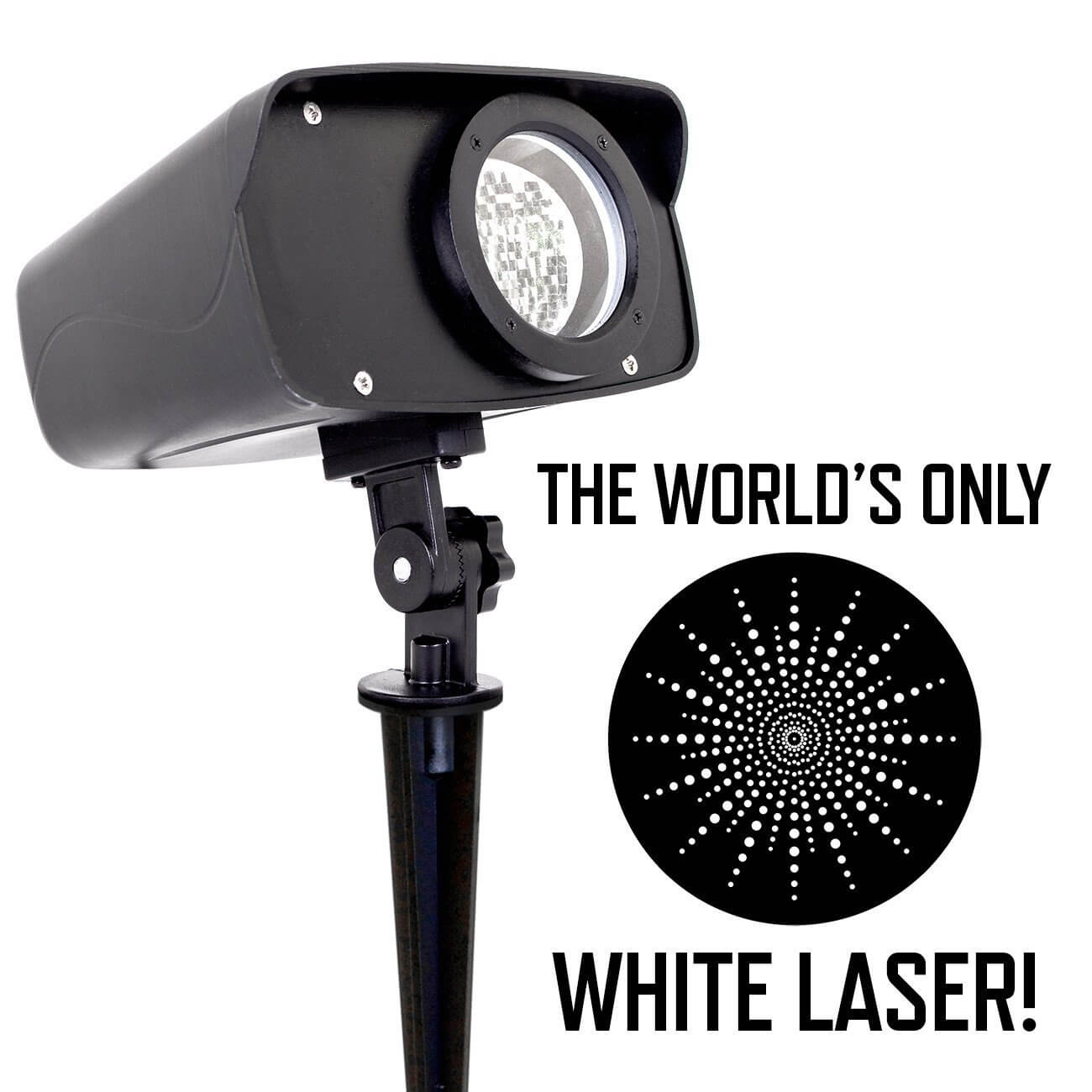 Moving White Laser YardIllumination