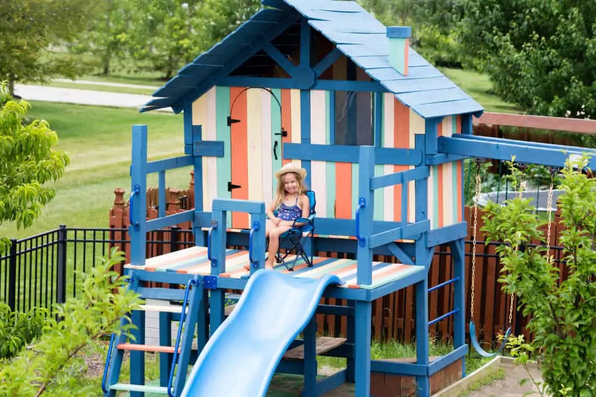 How To Build A Playset Roof Yard Kidz